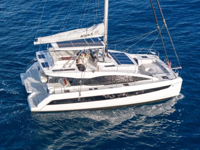 Bareboat Rental Catamaran Aquila with a boat licence