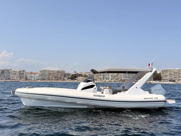 RIB rental with or without captain Salpa Juan-les-Pins