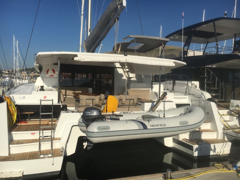 Bareboat Rental Catamaran Fountaine Pajot with a boat licence