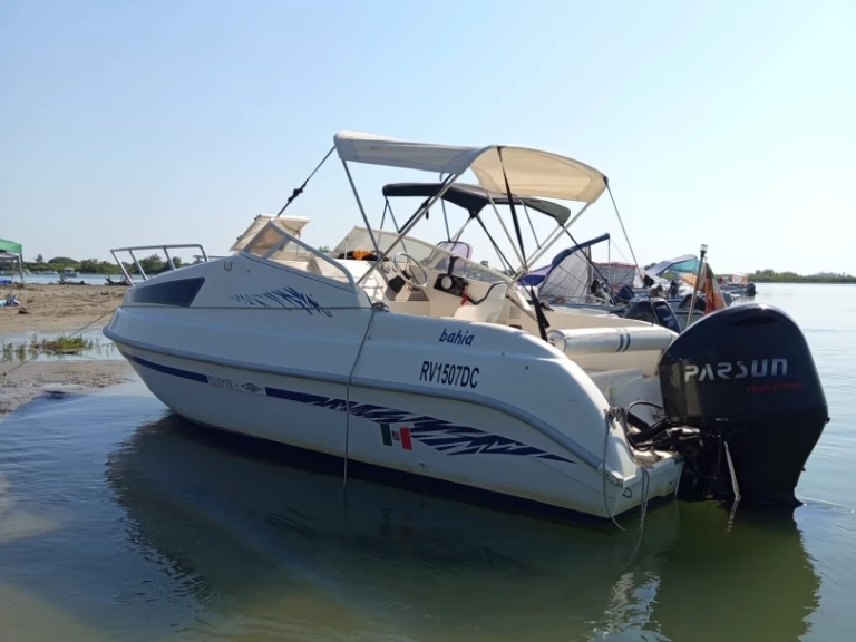 Bareboat Rental Motorboat Aquabat with a boat licence