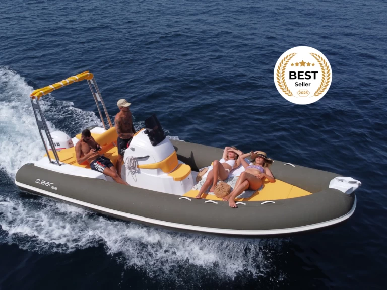 Bareboat Rental RIB 2 BAR with a boat licence