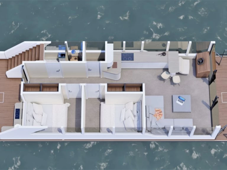 Houseboat for rent Buchholz at the best price