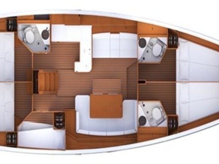 Sailboat rental in Lávrio - Jeanneau Jeanneau 53