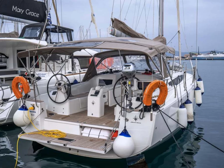 Jeanneau Sun Odyssey 410 charter bareboat or captained in  Lávrio