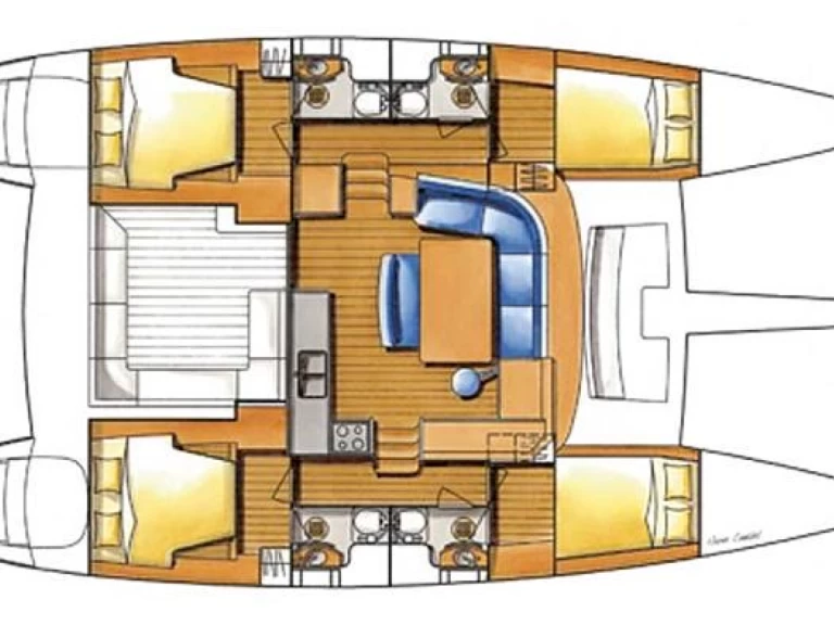 Catamaran rental in Nettuno - Lagoon Lagoon 44