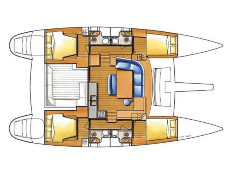 Boat rental Lagoon Lagoon 44 in Nettuno on Samboat
