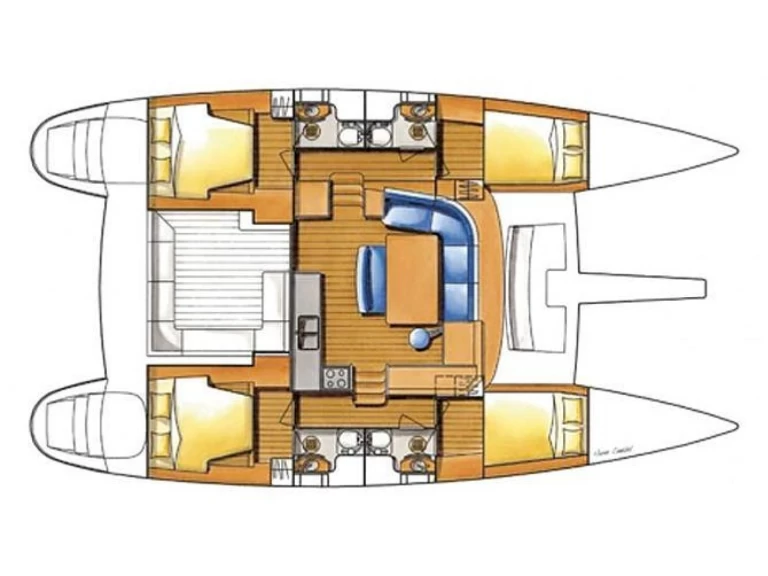 Boat rental Lagoon Lagoon 44 in Nettuno on Samboat