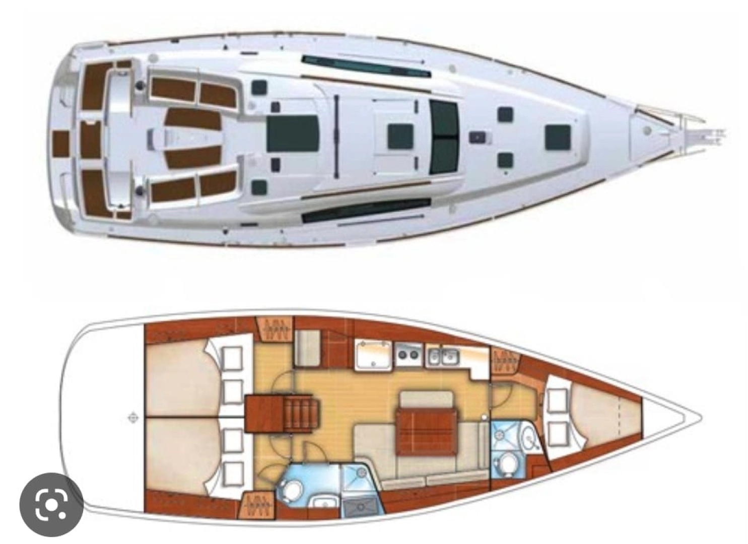 Bareboat Rental Sailboat Bénéteau with a boat licence