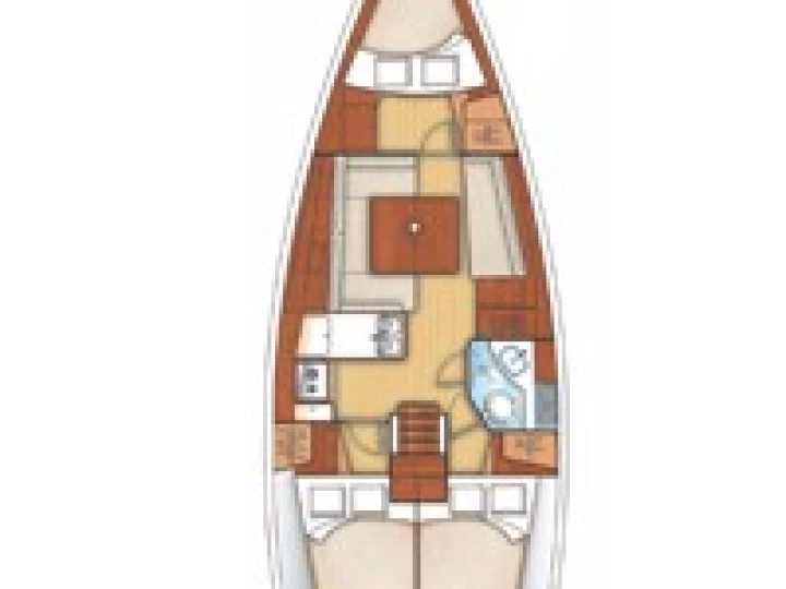 Bareboat Rental Sailboat Bénéteau with a boat licence