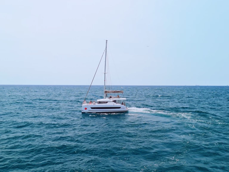 Yacht charter Barcelona cheap Bali Catspace Voile