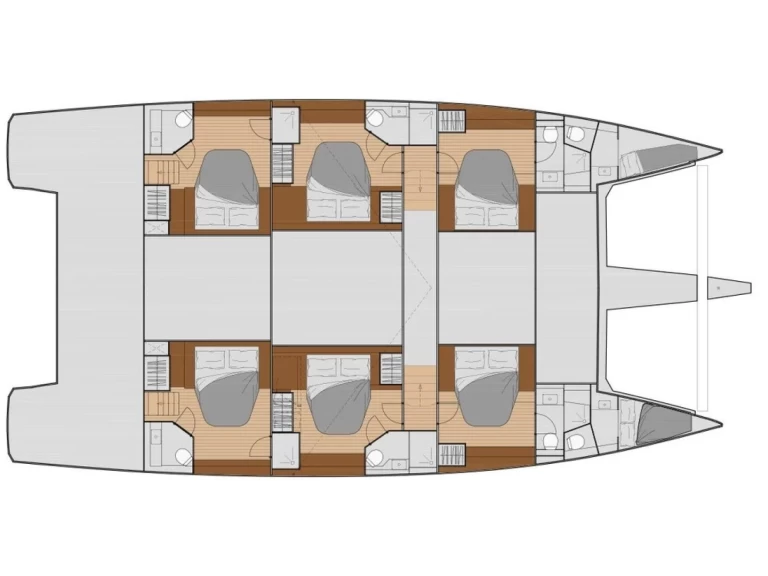 Bareboat Rental Catamaran Fountaine Pajot with a boat licence