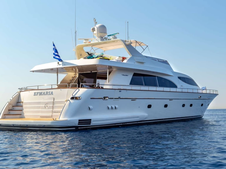 Luxury Yacht rental with or without captain Falcon Ellinikó