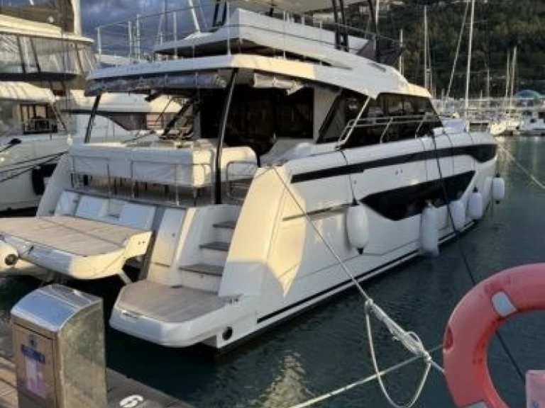 Prestige Prestige M48 charter bareboat or captained in  Capo d'Orlando