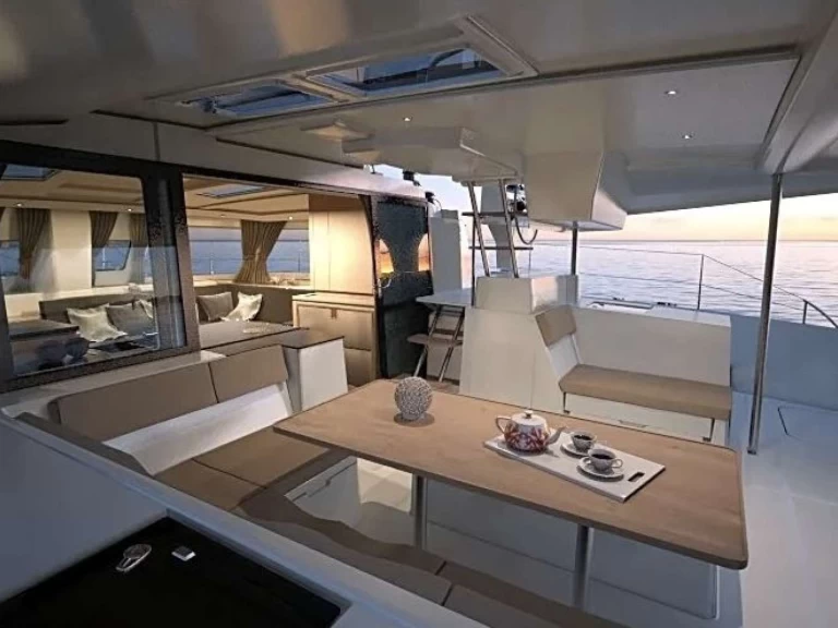 Bareboat Rental Luxury Yacht Fountaine Pajot with a boat licence