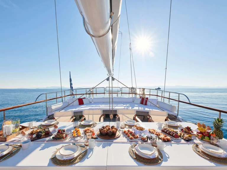 Luxury Yacht rental in Piraeus - Custom Gulet-Motor Sailor WHITE PEARL