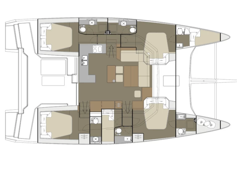 Boat rental Dufour Dufour Catamarans 48 Sail in Lefkáda on Samboat