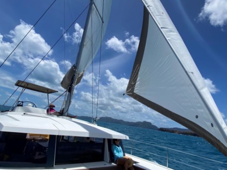Catamaran rental with or without captain Bali Airlie Beach