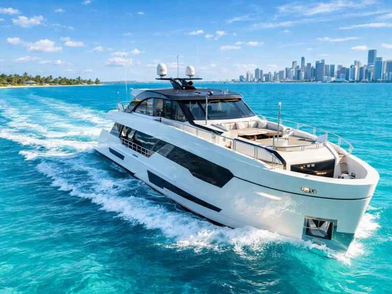Luxury Yacht rental in Miami - Ocean alexander 28