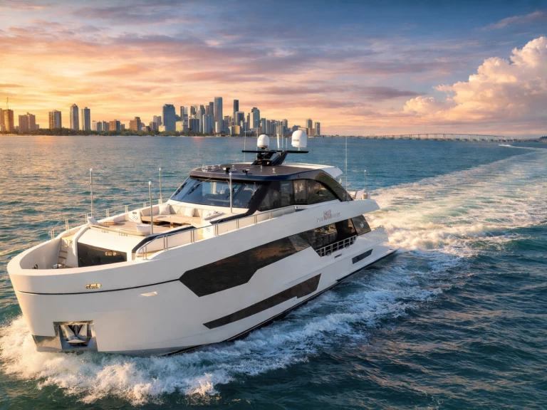 Luxury Yacht rental in Miami - Ocean alexander 28