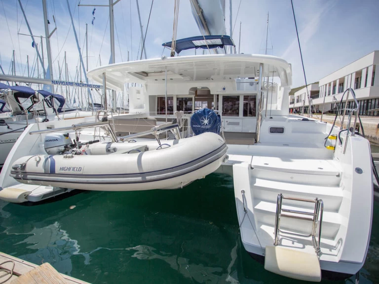 Bareboat Rental Catamaran Lagoon with a boat licence