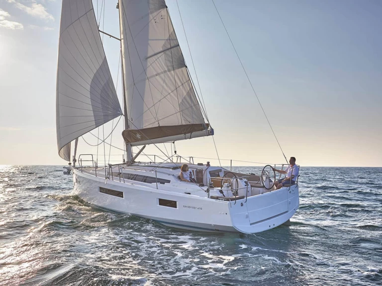 Jeanneau Sun Odyssey 410 charter bareboat or captained in  Alimos