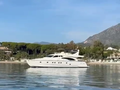 Motorboat rental in Marbella - Ferretti 68 aniversary