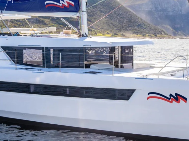 Bareboat Rental Catamaran Leopard with a boat licence
