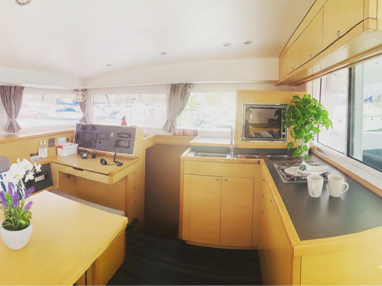 Bareboat Rental Catamaran Lagoon with a boat licence