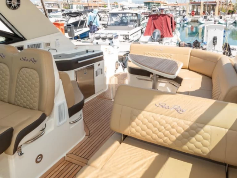 Sea Ray Sundancer 320 charter bareboat or captained in  Ayia Napa