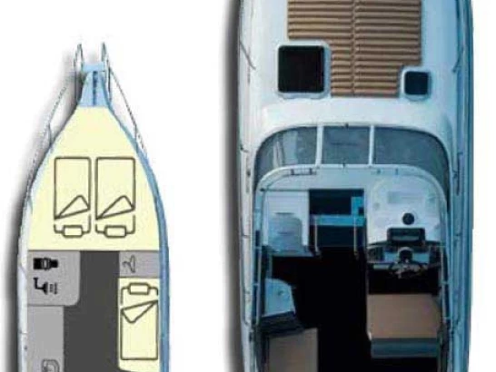 Motorboat rental in Jezera - Öchsner-boote Öchsner SRX30