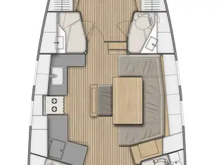 Bareboat Rental Sailboat Bénéteau with a boat licence