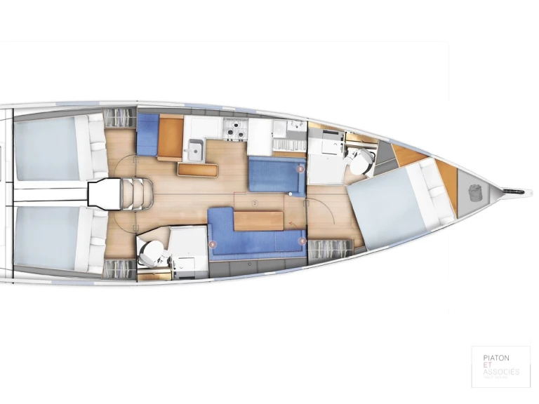 Jeanneau Sun Odyssey 410 charter bareboat or captained in  Lefkáda
