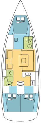 Jeanneau Sun Odyssey 439 in Raiatea Island on SamBoat