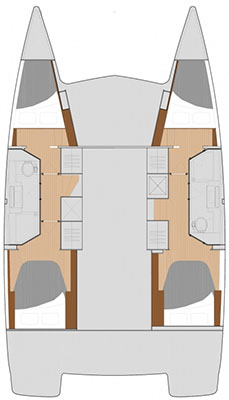 Catamaran rental in Bormes-les-Mimosas - Fountaine Pajot Lucia 40