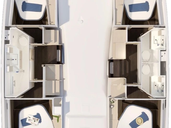 Fountaine Pajot Fountaine Pajot FP 41 Quatuor 4 charter bareboat or captained in  Golfe-Juan