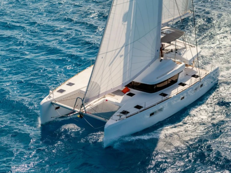 Lagoon Lagoon 52 F charter bareboat or captained in  Saint-Tropez