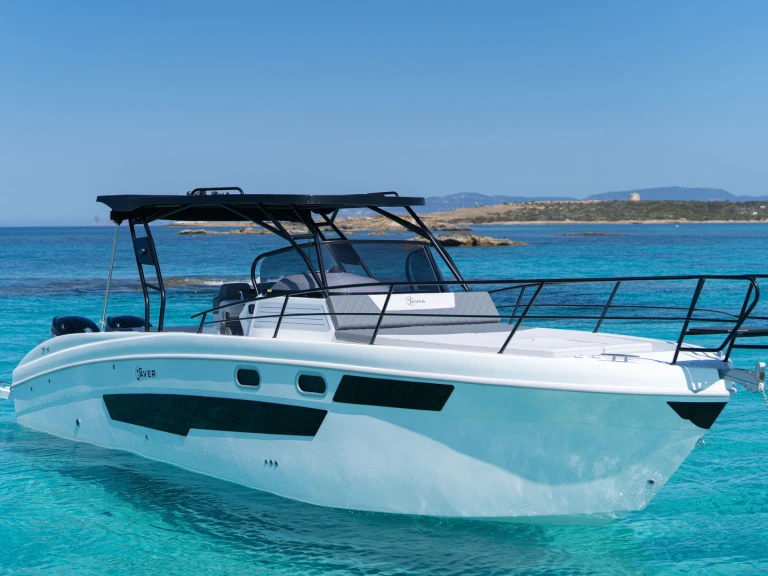 Bareboat Rental Motorboat Saver with a boat licence