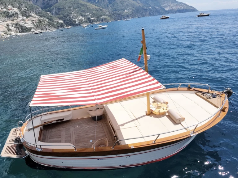 Yacht charter Positano cheap Gozzo 7.20