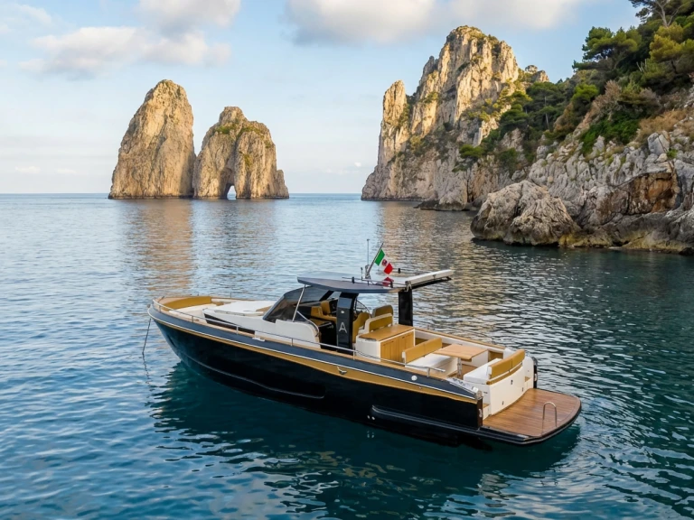 Allure 38 charter bareboat or captained in  Positano