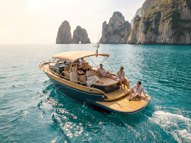 Motorboat for rent Positano at the best price