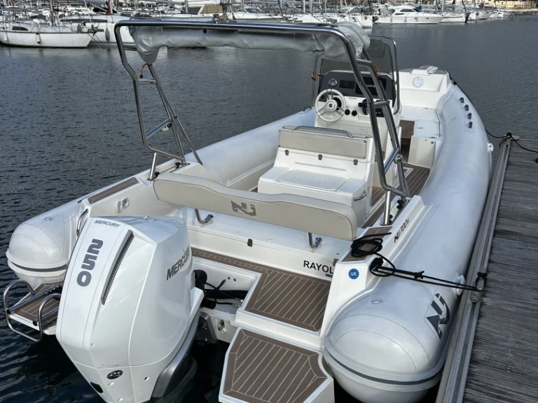 Nuova Jolly NJ 700 XL charter bareboat or captained in  Monaco-Ville