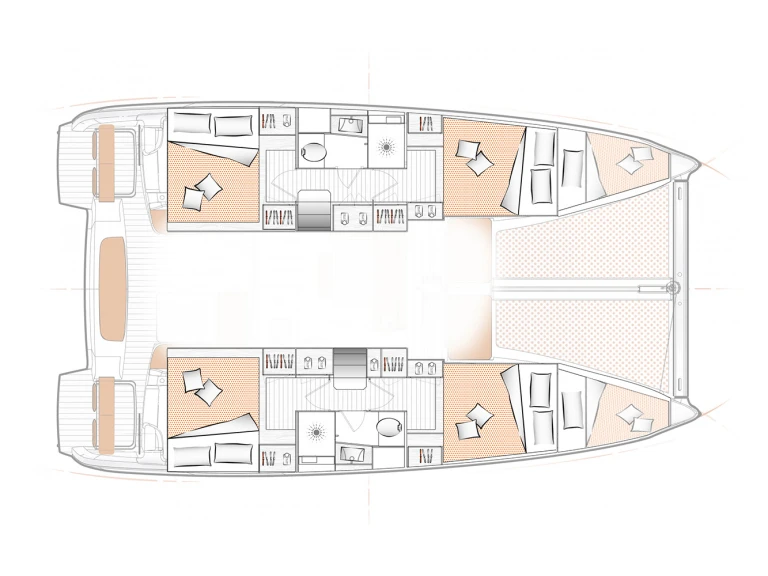 Catamaran rental with or without captain Excess Paros (Island)