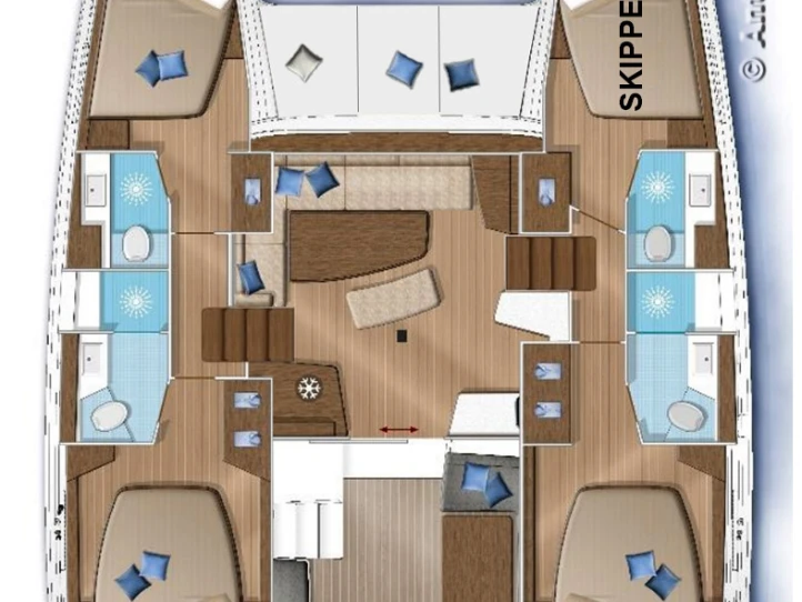 Catamaran rental in Syra - Lagoon Lagoon 42