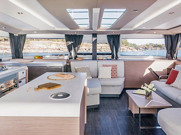 Boat rental Fountaine Pajot Aura 51 in Néa Péramos on Samboat