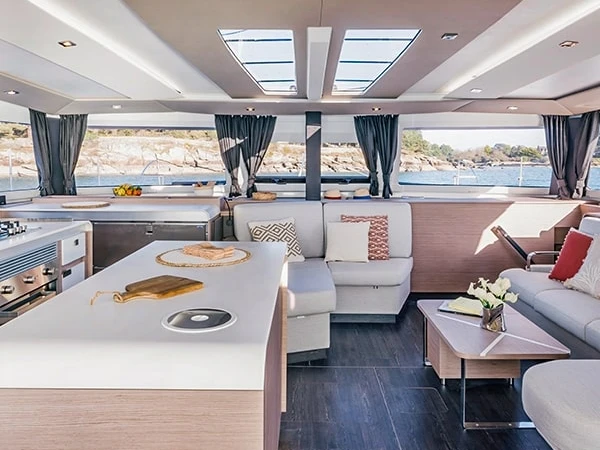 Boat rental Fountaine Pajot Aura 51 in Néa Péramos on Samboat