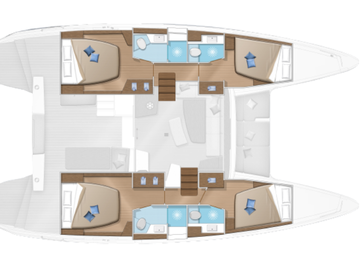 Catamaran for rent Santorini (Island) at the best price
