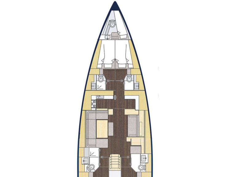 Boat rental Bavaria Bavaria C57[G] in Alimos on Samboat