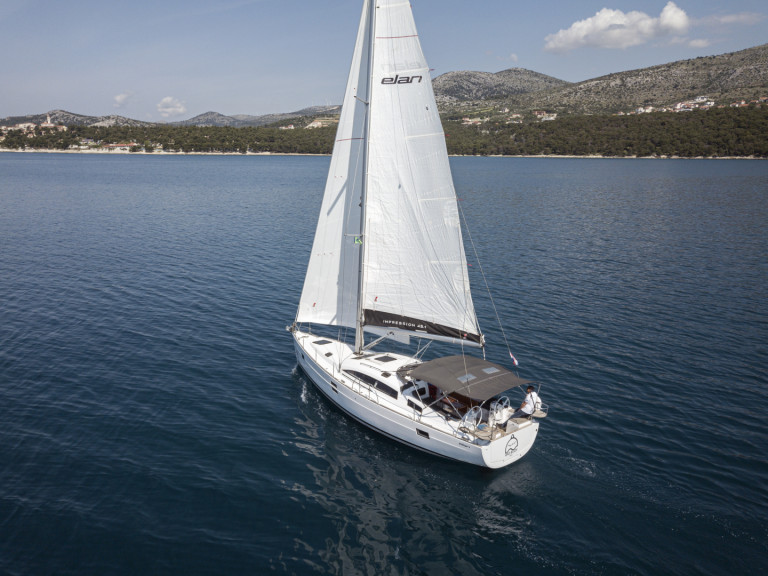 Bareboat Rental Sailboat Elan with a boat licence