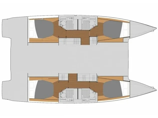 Catamaran rental in Primošten - Fountaine Pajot Astrea 42