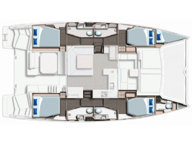 Yacht charter La Paz cheap Leopard 45